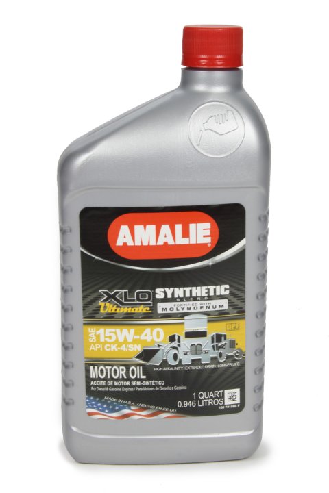 Motor Oil - XLO Ultimate - 15W40 - Semi-Synthetic - 1 qt Bottle - Each