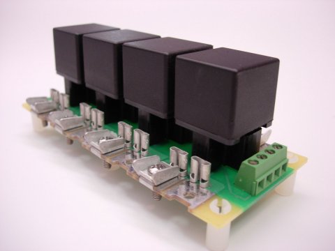 Relay Switch - High Current - Four 40 amps Relays - 12V - Universal - Each