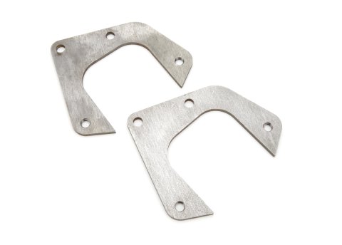 Brake Caliper Bracket - Front - Bolt-On - Hybrid Rotor - Steel - Natural - GM Metric Caliper - Pair