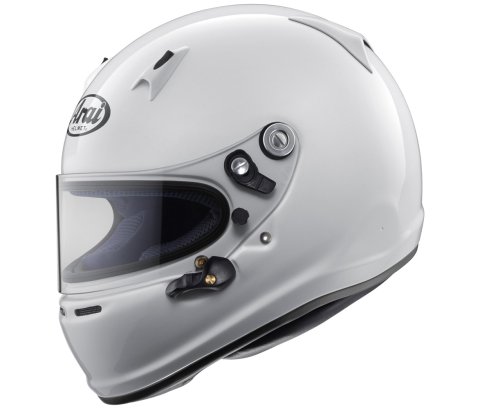 Helmet - SK-6 - Closed Face - Snell K2020 - Head and Neck Support Ready - White - Large - Each