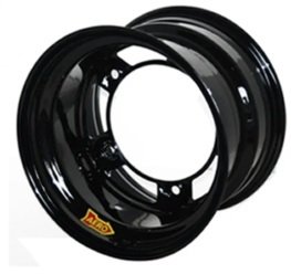 Wheel - 51-Series - 15 x 8 in - 2.000 in Backspace - Wide 5 Bolt Pattern - Steel - Black Powder Coat - Each