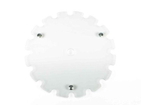 Mud Cover - 13 in Wheels - Quick Release Fastener - Plastic - Clear - Beadlock Wheel - Each
