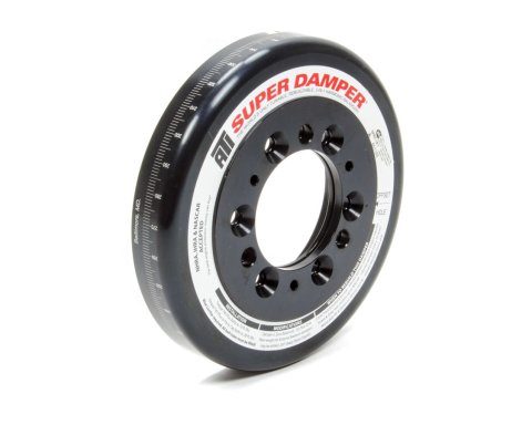 Harmonic Balancer Shell - 7.074 in OD - SFI 18.1 - Aluminum - Black Paint - ATI Super Damper - Internal Balance - Chevy Front - Each