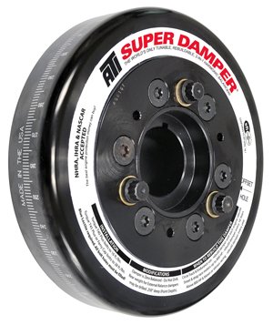 Harmonic Balancer - Serpentine Super Damper - 6.780 in OD - SFI 18.1 - Aluminum / Steel - Black - Internal Balance - GM LS-Series - GM F-Body 1998-2002 - Each