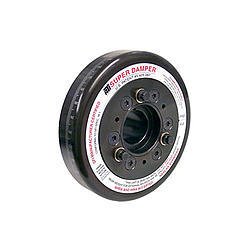 Harmonic Balancer - Super Damper - 7.074 in OD - SFI 18.1 - Steel - Black Oxide - Internal Balance - Pontiac V8 - Each