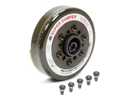 Harmonic Balancer - Super Damper - 7.425 in OD - SFI 18.1 - Steel - Black Oxide - External Balance - Big Block Chevy - Each