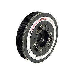 Harmonic Balancer - Super Damper - 6.325 in OD - SFI 18.1 - Steel - Black Oxide - 28 oz External Balance - Small Block Ford - Each