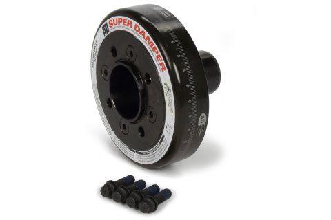 Harmonic Balancer - Super Damper - 6.325 in OD - SFI 18.1 - Steel - Black Oxide - Internal Balance - Small Block Ford - Each
