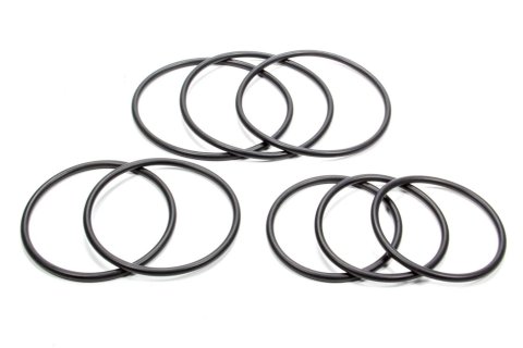 Harmonic Balancer Elastomer Rings - 6 in OD - Rubber - Black - ATI 3 Rings Super Dampers - Kit