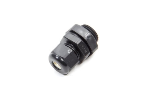 Firewall Grommet - 2-Wire - 0.375 in ID - 1 in OD - 1.45 in Thick - Plastic - Black - Each