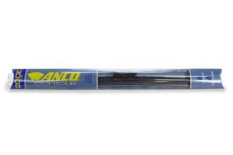 Wiper Blade - Contour - 20 in Long - Rubber / Steel - Black Powder Coat - Black - Universal - Each