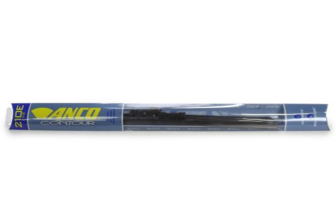Wiper Blade - Contour - 21 in Long - Rubber / Steel - Black Powder Coat - Black - Universal - Each