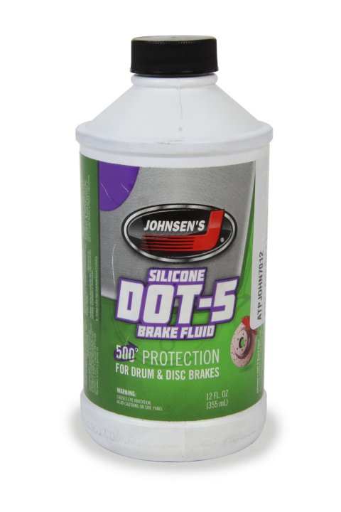 Brake Fluid - Fade-Free - DOT 5 - Silicone - 12 oz Bottle - Each