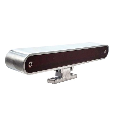 Brake Light - LED - Surface Mount - Red Lens - Aluminum - Clear Anodized - Each