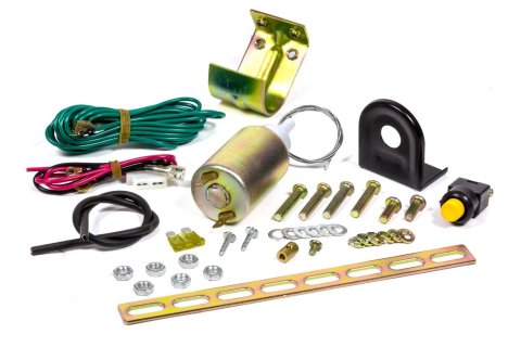 Power Trunk Popper Kit - 15 lb Solenoid - Brackets / Hardware / Wiring - Universal Trunk Lids - Kit