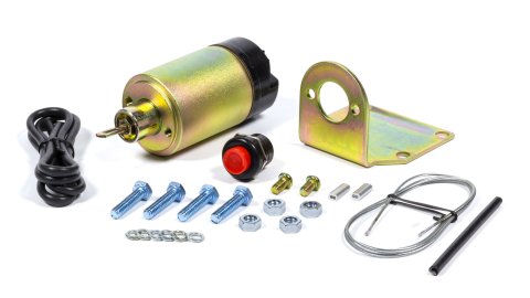 Shaved Door Solenoid - 35 lb - Brackets / Hardware / Wiring - Universal Shaved Doors - Kit