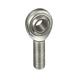 Rod End - VCB Series - Spherical - 1/2 in Bore - 1/2-20 in Left Hand Male Thread - PTFE Lined - Steel - Zinc Oxide - Each