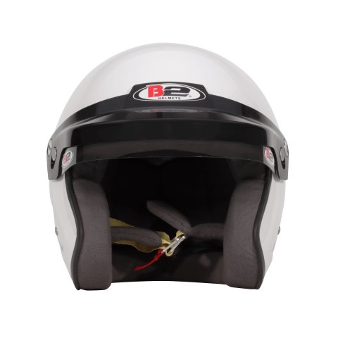 Helmet - Icon - Open Face - Snell SA2020 - Head and Neck Support Ready - White - Small - Each