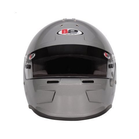 Helmet - Apex - Closed Face - Snell SA2020 - Head and Neck Support Ready - Silver - X-Large - Each