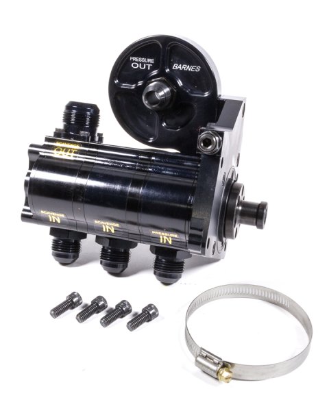 Oil Pump - Dry Sump - 3 Stage - 1.375 in Pressure / 1.200 in Scavenge Stages - Camshaft Drive - Filter Mount Included - Aluminum - Each