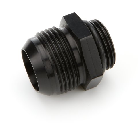 Adapter Fitting - Straight - 16 AN Male to 12 AN Male O-Ring - Aluminum - Black Anodized - Each