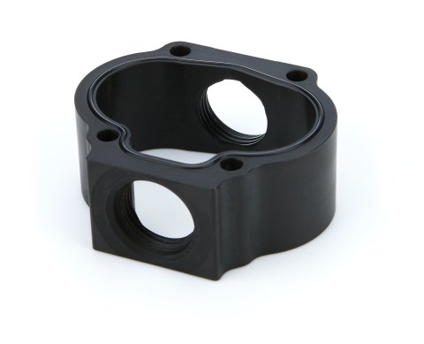 Oil Pump Body - 1.375 in Wide Gear Body - 12 AN Inlet - 12 AN Outlet - Cast Iron - Black Oxide - Each