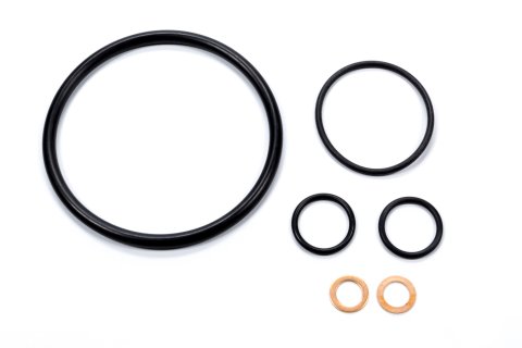 O-Ring - Copper Washers Included - Rubber - Barnes Oil Filter Adapters - Kit