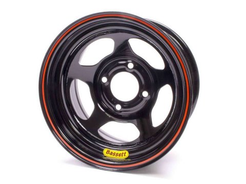 Wheel - Inertia Advantage - 13 x 7 in - 3.000 in Backspace - 4 x 4.50 in Bolt Pattern - Steel - Black Powder Coat - Each