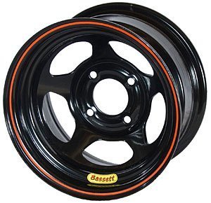 Wheel - Inertia Advantage - 13 x 8 in - 4.000 in Backspace - 4 x 4.25 in Bolt Pattern - Steel - Black Powder Coat - Each