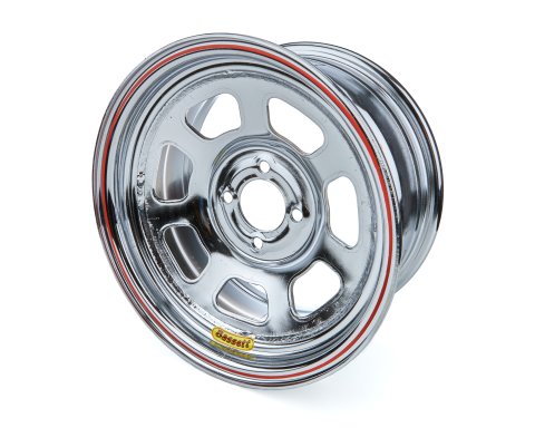Wheel - 8 Spoke D-Hole Lightweight - 14 x 7 in - 4.000 in Backspace - 4 x 100 mm Bolt Pattern - Steel - Chrome - Each