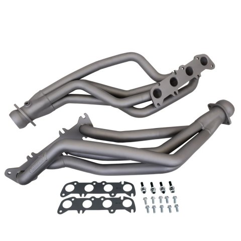 Headers - Swap Long Tube - 1.75 in Primary - 3 in Collector - Gaskets / Hardware Included - Stainless - Natural - Ford Coyote - Ford Mustang 1979-2004 - Pair