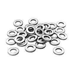 Head Bolt Washer - 0.872 in OD - 0.438 in ID - 0.565 in Insert OD - 0.150 in Thick - Chromoly - Black Oxide - Head Bolt - Aluminum Heads - Set of 34