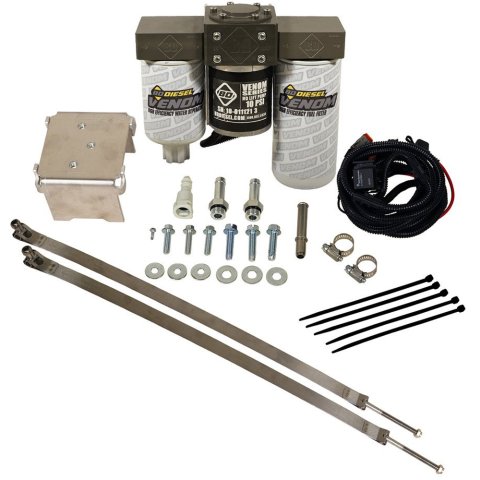 Fuel Lift Pump - Venom - 165 gph - Dodge Cummins - GM Duramax - GM Fullsize Truck 2011-2016 - Kit