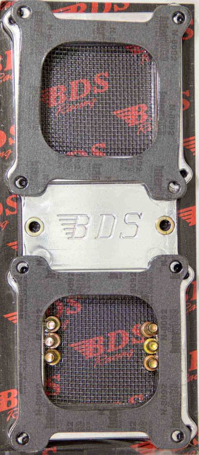 Supercharger Top Plate - Dual Carb - Square Bore - Aluminum - Polished - 6-71 / 8-71 Supercharger - Each