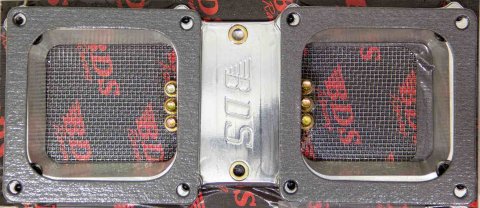 Supercharger Top Plate - Dual Carb - Dominator - Aluminum - Polished - 6-71 / 8-71 Supercharger - Each