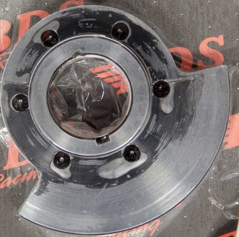 Crankshaft Hub - 2.760 in Bolt Circle - Steel - Black Oxide - Big Block Chevy - Each
