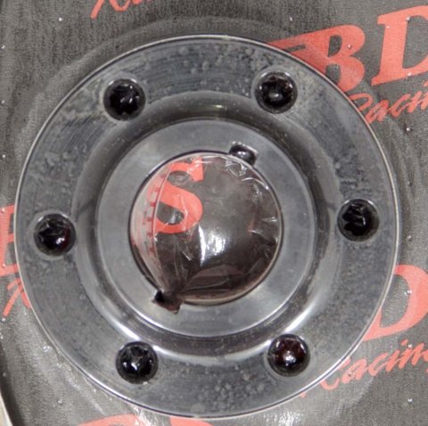 Crankshaft Hub - 2.760 in Bolt Circle - Steel - Black Oxide - Big Block Ford / FE-Series - Each