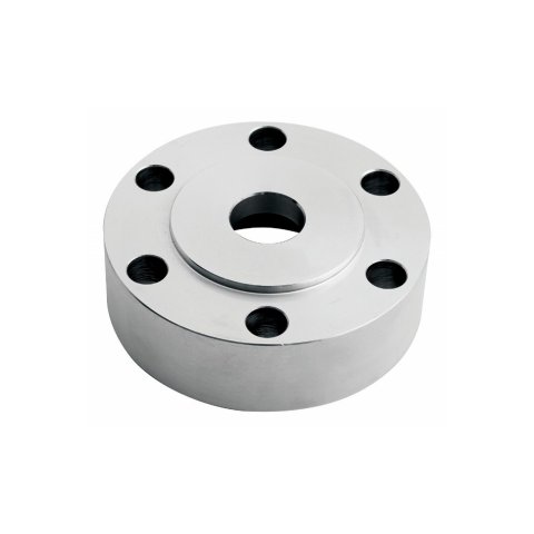 Crankshaft Pulley Spacer - 0.300 in Thick - Aluminum - Natural - 6-Bolt Balancer - Each