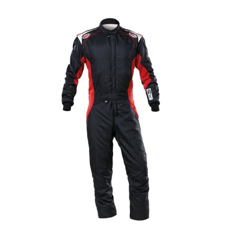 Driving Suit - ADV-TX Series - 1-Piece - SFI 3.2A/5 - Multi-Layer - Aramid - Black / Red - Large - Each