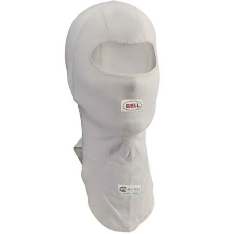 Head Sock - PRO-TX Balaclava - Single Eyeport - SFI 3.3 - Double Layer - Moisture Wicking - Nomex - White - Small - Each