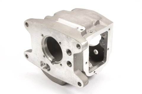 Transmission Case - Aluminum - Natural - Bert Late Model Transmission - Each