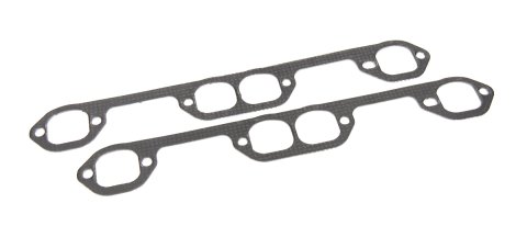 Exhaust Header / Manifold Gasket - 1.830 x 1.710 in D Port - Graphite - Small Block Chevy - Pair