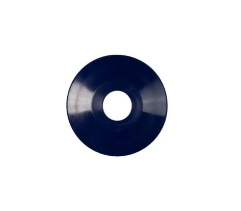 Bump Stop - Puck - 1.95 in OD - 0.550 in ID - 0.375 in Tall - Shock Mount - 85A Durometer - Polyurethane - Blue - Each