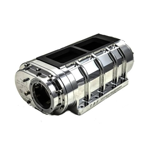 Supercharger - 8-71 - 3 Lobe - Roots Style - Aluminum - Polished - Each