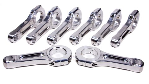 Connecting Rod - I Beam - 6.800 in Long - 7/16 in Cap Screws - Forged Aluminum - Big Block Chevy - Set of 8