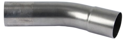 Exhaust Bend - 30 Degree - 3.5 in Diameter - 9 in Radius - 6.875 x 8.375 in Legs - Steel - Natural - Each