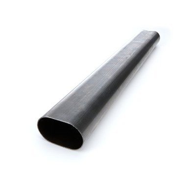 Exhaust Pipe - Straight - Oval - 4.688 in Width x 2.625 in Height - 60 in Long - Steel - Natural - Each