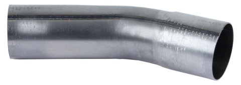 Exhaust Bend - 30 Degree - 3 in Diameter - 4.5 in Radius - 5.75 x 7.125 in Legs - Steel - Natural - Each