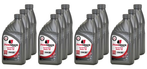 Motor Oil - Full Synthetic - 5W30 - Synthetic - 1 qt Bottle - Set of 12