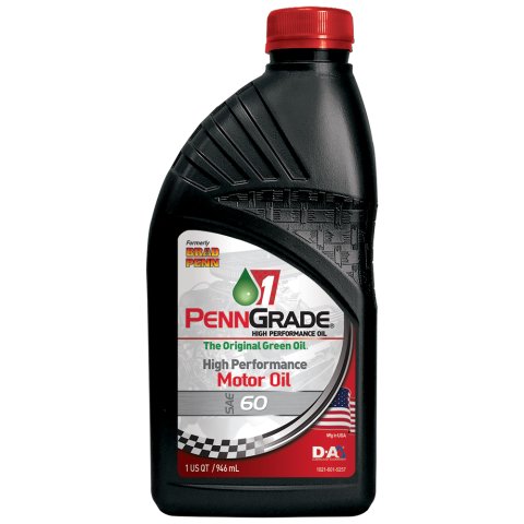 Motor Oil - High Zinc - 60W - Conventional - 1 qt Bottle - Each